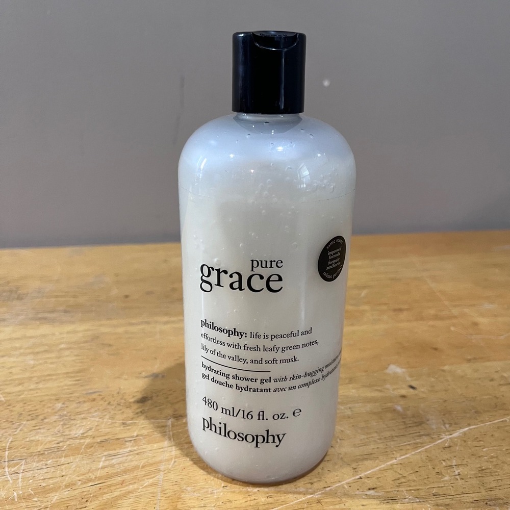Philosophy‎ Pure Grace Hydrating Shower Gel Shampoo Bubble Bath 16oz New
